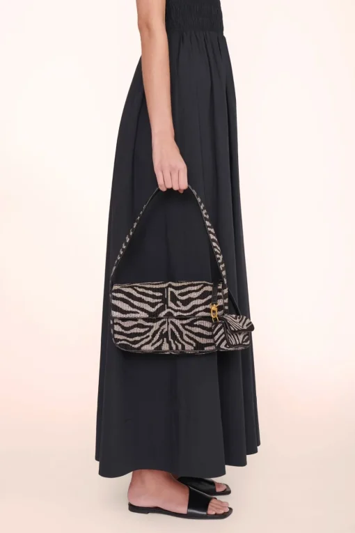 TOMMY BEADED BAG  BLACK WHITE