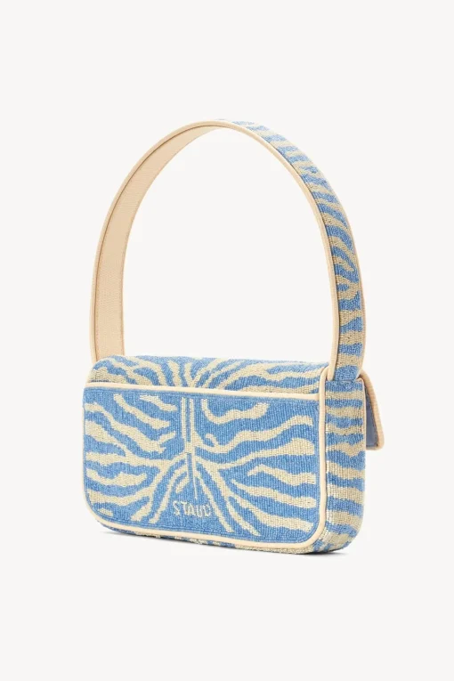 TOMMY BEADED BAG  LIGHT BLUE CREAM