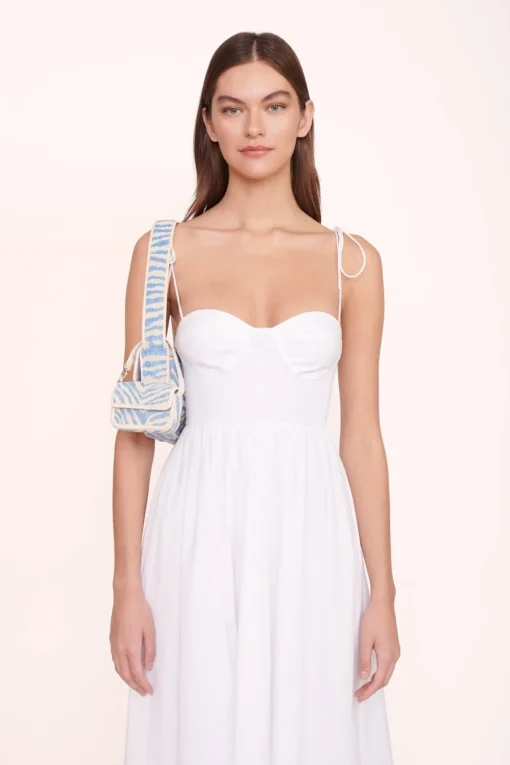 TOMMY BEADED BAG  LIGHT BLUE CREAM