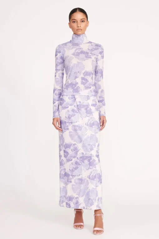 TREY SKIRT  ANTIQUE PRESSED FLOWERS