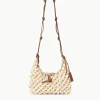 VACANZA SHELL SHOULDER BAG  NATURAL TAN