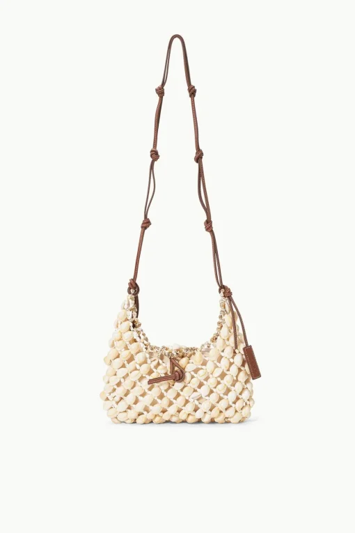 VACANZA SHELL SHOULDER BAG  NATURAL TAN