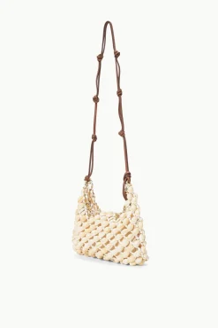 VACANZA SHELL SHOULDER BAG  NATURAL TAN