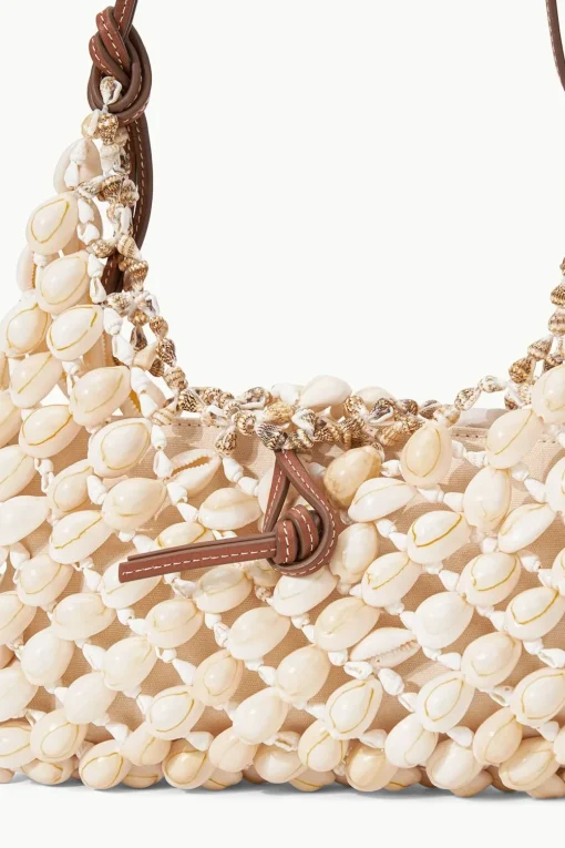 VACANZA SHELL SHOULDER BAG  NATURAL TAN