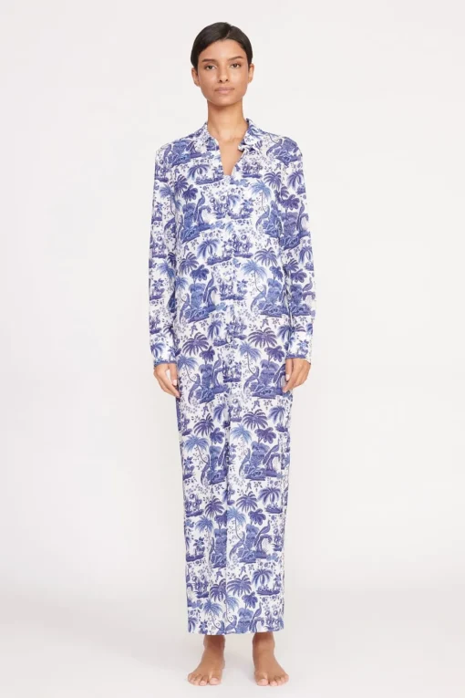 VITA DRESS  BLUE TOILE