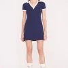 VOLLEY DRESS  NAVY IVORY