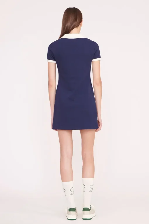 VOLLEY DRESS  NAVY IVORY