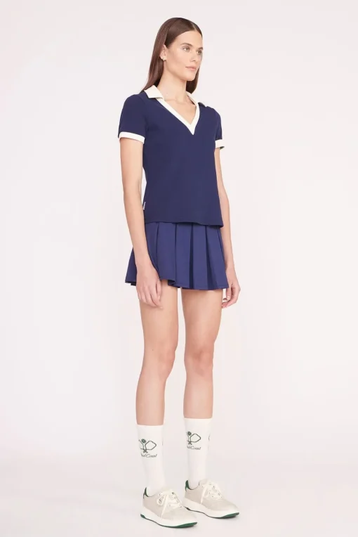 VOLLEY TOP  NAVY IVORY
