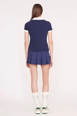 VOLLEY TOP  NAVY IVORY