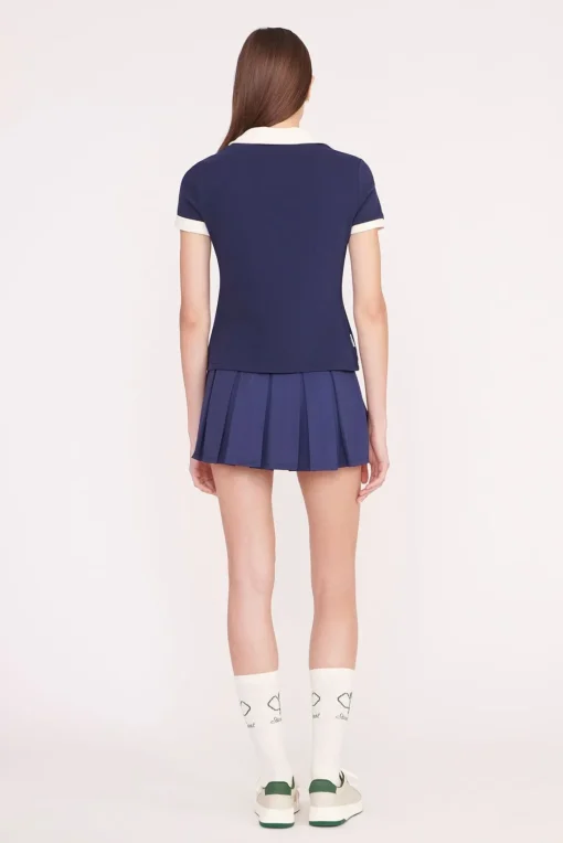 VOLLEY TOP  NAVY IVORY