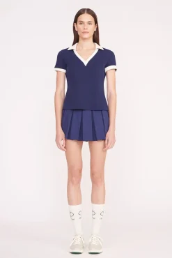 VOLLEY TOP  NAVY IVORY