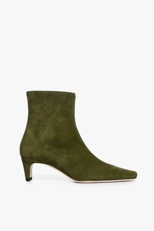 WALLY ANKLE BOOT  OLIVE SUEDE