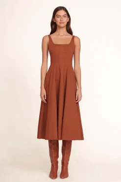 WELLS DRESS  TAN