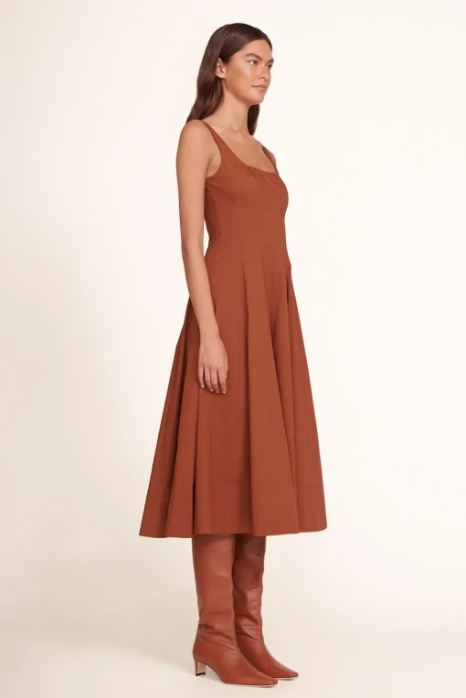 WELLS DRESS  TAN