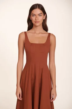 WELLS DRESS  TAN