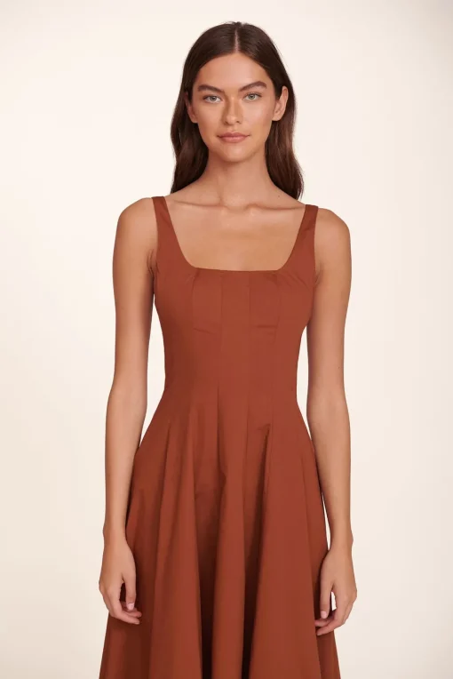 WELLS DRESS  TAN