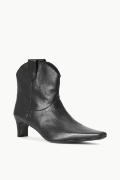WESTERN WALLY ANKLE BOOT  BLACK