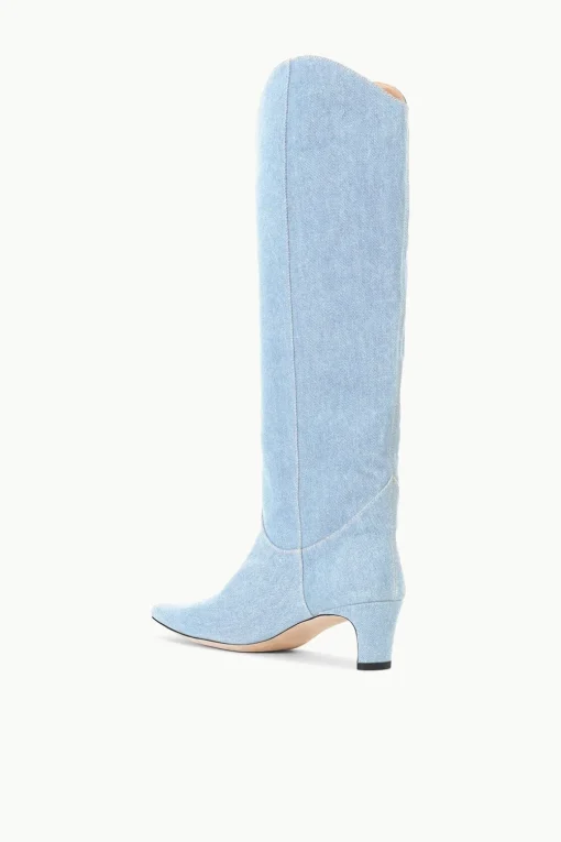 WESTERN WALLY BOOT  DENIM BLUE