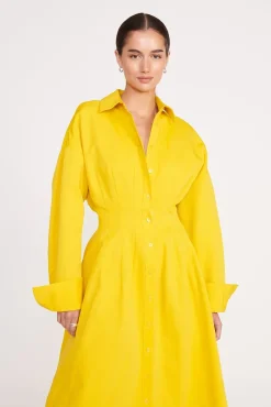 WINONA DRESS  HONEY